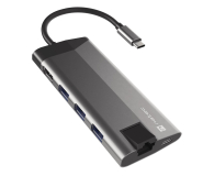NATEC FOWLER PLUS USB-C 8W1 HUB -> USB 3.0 3X, HDMI 4K, USB-C PD, NMP-1690 - 1470218 - zdjęcie 1